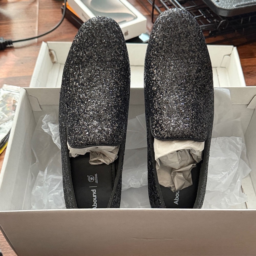 Abound Men's Sparkling Loafers - Black